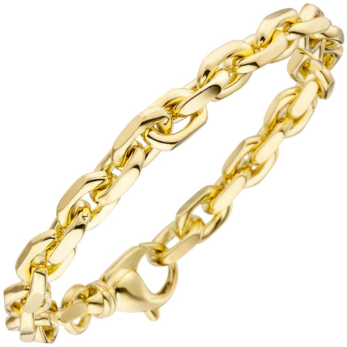 Ankerarmband 585 Gold Gelbgold 21 cm Armband Goldarmband Karabiner