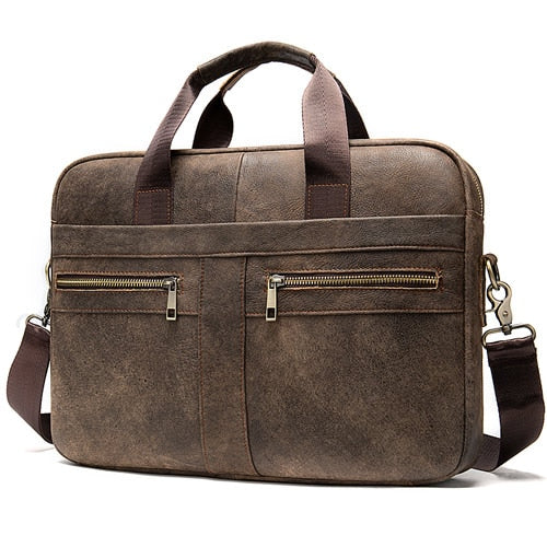 Genuine Leather briefcase - deinuhrengeschäft.de
