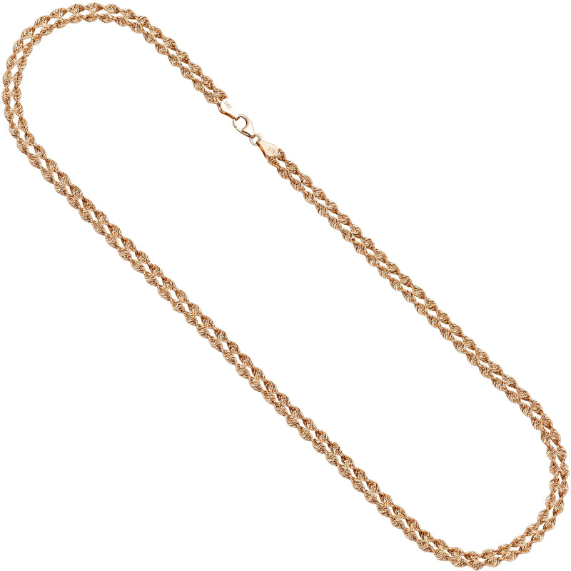 Halskette Kette 375 Gold Rotgold 45 cm Rotgoldkette Karabiner